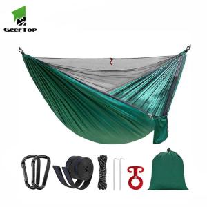 Buy cheap OEM Logo L260cm Portable Camping Hammock for Garden from wholesalers