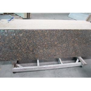 Baltic Brown Granite Bathroom Vanity Countertops 2cm Thickness Custom Cut