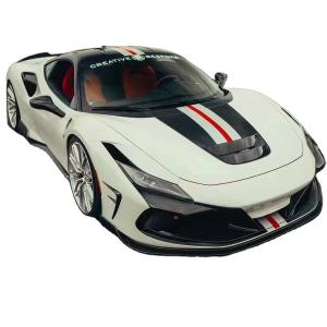 Buy cheap For Ferrari F8 Carbon Fiber Body Kit  F8 Upgraded KEYVANY Style Front Shovel Diffuser Spoiler Body Kit from wholesalers