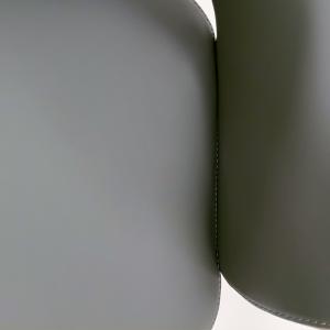 Backrest Leather Streamlined Indoor Swivel Chair