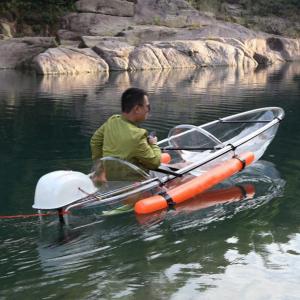 Buy cheap See Through Driftsun Transparent Kayak , Flat Bottom Canoe With Stabilizers from wholesalers