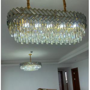 Buy cheap Creative Crystal Chandelier Round/Rectangle Led Living Dining Room Lamp hotel chandelier(WH-CY-196) from wholesalers