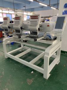 China 2 Heads Computer Cap T shirt Flat Embroidery Machine Price for Sale With Embroidery Software on sale