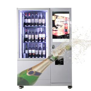 Refrigerator Champagne Vending Machine Smart Combo Age Verification