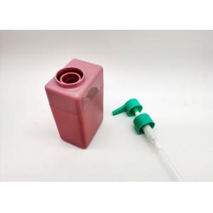 Pink 100ml 250ml HDPE Plastic Bottles With Lotion Pump