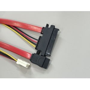 Buy cheap Slimline SATA Power & Data Cable Connector Harness – 7Pin Signal Cable with 4Pin Wire Power Connector for HDD / ODD / Server PCB from wholesalers