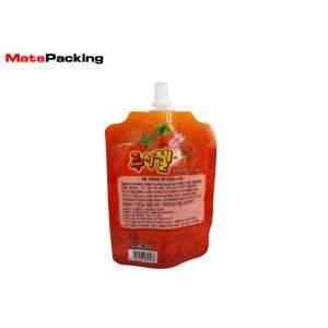 Buy cheap Foldable Gravure Printing Refillable Squeeze Pouches Top Spout For Liquid from wholesalers