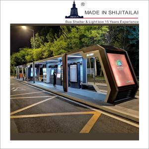 Buy cheap Advertising 3600*3000mm 2500nit Smart Bus Shelter product
