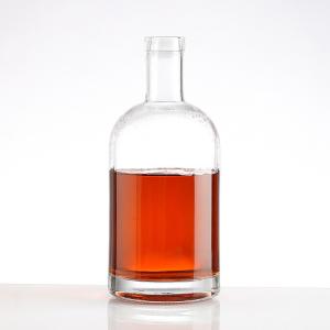 Hot Stamping Customize Attractive Unique Shape Type Liquor Bottle Glass With