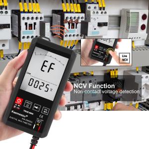 Buy cheap Big screen Auto Ranging Touch Digital Multimeter True RMS Digital Multimeter AC DC Voltage Mini Pocket Multimetro from wholesalers