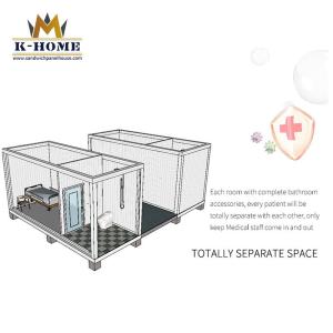 Buy cheap Emergency Container Hospital Fast Build Isolation Room Made In China from wholesalers