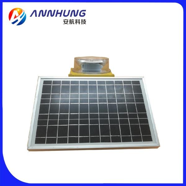 Quality 35W 60fpm Solar Chimney Warning Light 20000cd UV Polycarbonate for sale