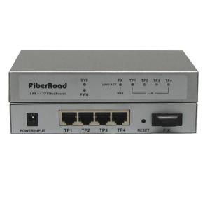 1 Port FX 4 Port TX Ethernet Fiber Optic Switches Router 200Mhz CPU TCP/ IP