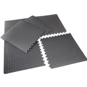 Barbell High Density Interlocking Puzzle Mat, 1/2" Thick Eva Foam Exercise Gym