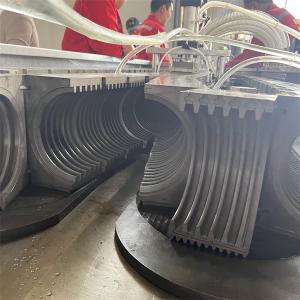 China Single Screw Extruder Double Wall Corrugated Pipe Making Machine for PP HDPE in Customer Requiremen on sale