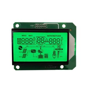 Buy cheap Lcd Genyu Monochrome Cob Design TN/HTN/STN/FSTN Display Modules 7 Segment Lcd Board 76*58 mm Display Size and Green LEDs from wholesalers