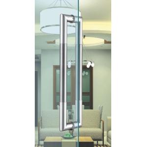 Buy cheap WL-1006 entry door handles set chrome Stainless Steel glass door handle pull and push from wholesalers