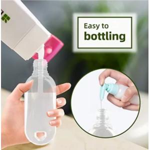 Buy cheap Clear 50mL PET Hand Wash Container Portable Refillable Empty Travel Squeeze Bottle with Hook from wholesalers