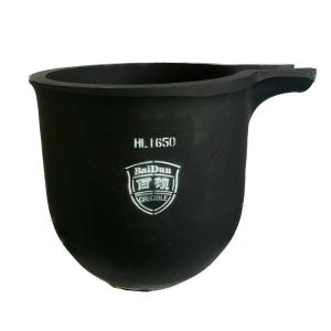 Safety Silicon Carbide Pure Graphite Crucible Oxidation Resistance With Pouring