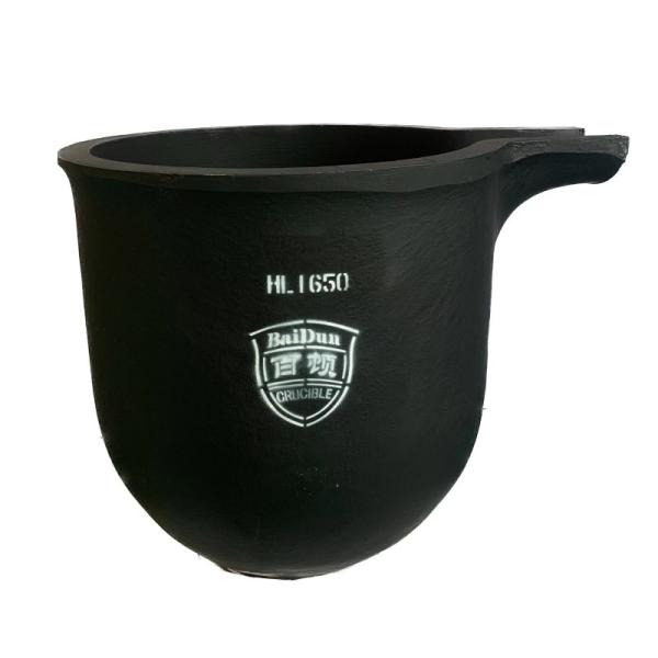 Safety Silicon Carbide Pure Graphite Crucible Oxidation Resistance With Pouring