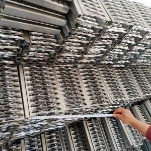 Buy cheap Diamond Hole Grip Span Safety Grating Galvanized Steel Anti Slip For Walkway Plank from wholesalers