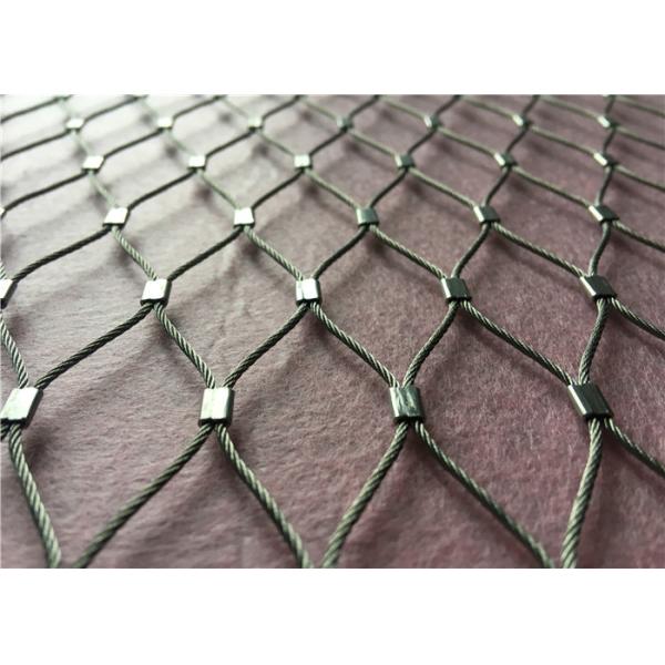 Quality Diamond Flexible Architectural Cable Mesh Animal Enclosures Good Performance for sale