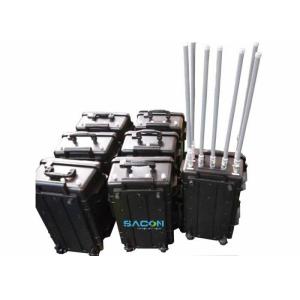 Buy cheap 7 Channels 350w Manpack Jammer Fiber Glass Antennas For 3G 4G GPS , AC110-220V from wholesalers