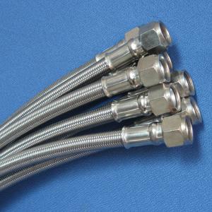 An10 PTFE 304 Stainless Steel Metallic Metal Hose Flex SS Braided Hose