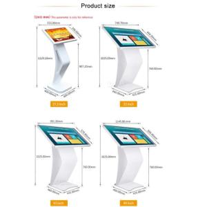 Buy cheap Indoor Flexible 350cd/m2 Touch Screen Information Kiosk from wholesalers