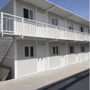 Prefabricated 20ft Office Flat Pack Foldable Container House with PVC Sliding