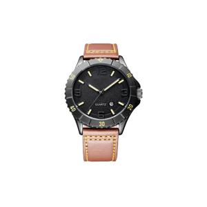 Buy cheap Nickel Free Alloy Classic Quartz Watch Leather Strap PVD Plating from wholesalers