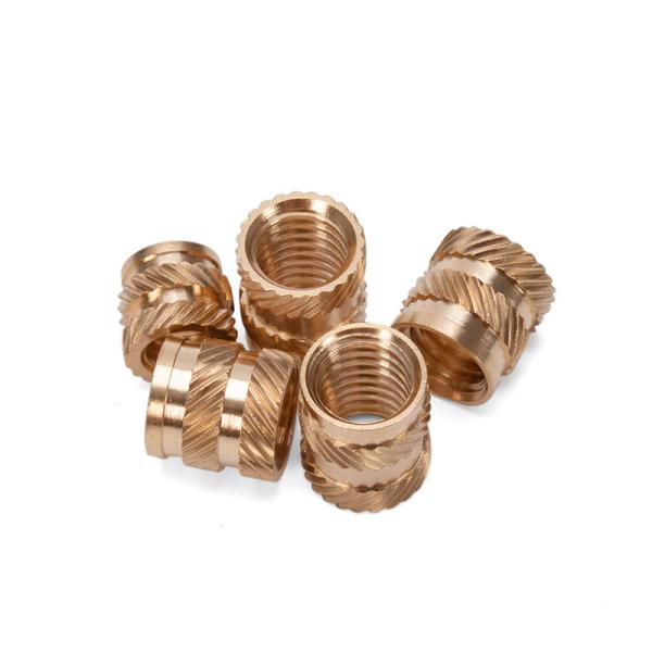 Buy cheap Screw Machine Product Brass Aluminum Stainless Steel Automatic Lathe CNC Machining Knurled Nuts from wholesalers