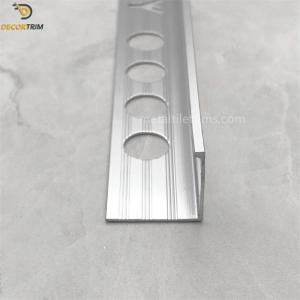 Buy cheap 20mm × 23mm × 2400mm Floor Tile Edging L Shape Tile Trim 6063 T5 from wholesalers