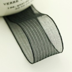 wired organza mesh webbing DIY gift 10 Yards Per Roll Christmas Decorative