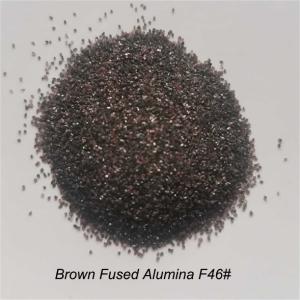 Buy cheap 9 Mohs Angular F80# Aluminium Oxide Blasting Media product
