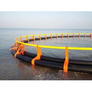 Sturdy HDPE Bracket Square Fish Farming Floating Cages Inshore for Fishing