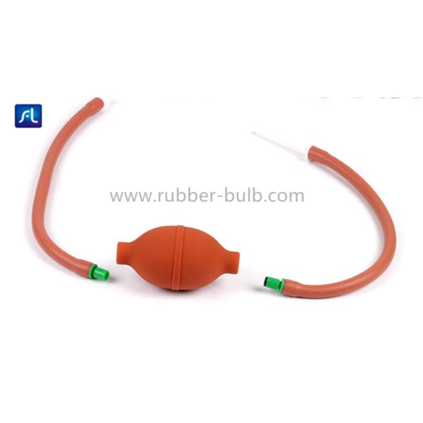Medical Rubber Anal Cleaner Enema Bulb Syringe Anal Douche Bulb for Enema and Vaginal Health, Orange 4