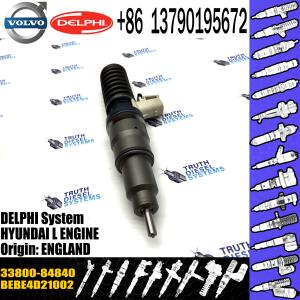 China Common Rail Injector 33800-84840 3380084840 BEBE4D21002 Fuel Injector for VOL Diesel Engine on sale