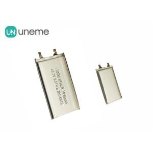 Buy cheap 3.7V 2300mah Lithium Polymer Battery Pack 853465 with IEC62133 for Medical Equipments from wholesalers