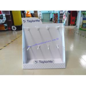 Buy cheap POS Custom display stand counter top with hooks manufacture from wholesalers