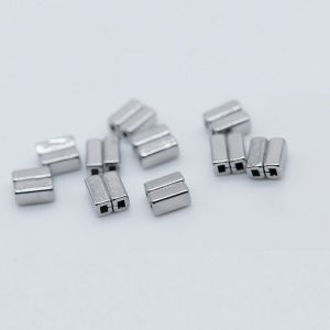 Crimpable Double Tubes Orthodontic Bracket Tubes 10 Pcs/Pk Dental Lab Auxiliary