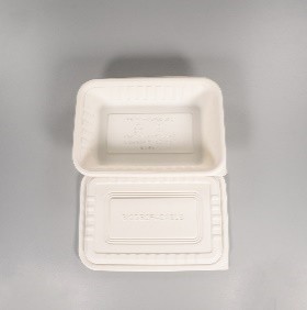 Buy cheap Compostable 1000ml 34oz PLA Tableware with lid 230x160x48cm product