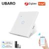 Buy cheap UBARO 86 Type Smart Tuya Zigbee Switch App Remote Control Support Google Assistant Amazon Alexa Yandex Alice from wholesalers