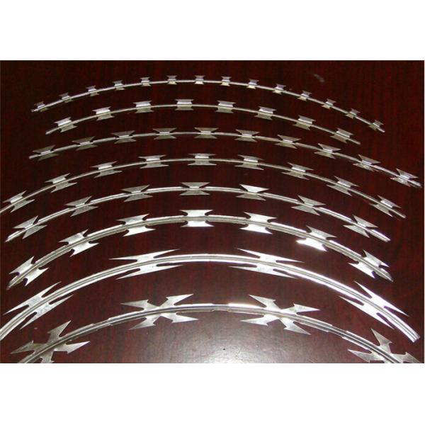 Buy cheap Sharp, solid, easy to install,razor blade barbed wire,Twist weaving,firm and beautiful,corrosion-resisting and oxidation from wholesalers
