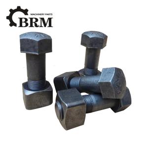 Buy cheap Heavy Duty Excavator Track Bolts Black Finish Plow Bolts And Nuts from wholesalers