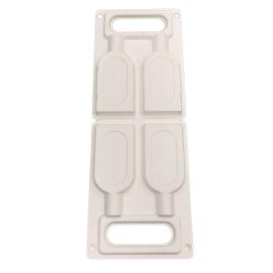 Buy cheap Disposable Bamboo Paper Tray , Antioil Compostable Clam Shell Containers from wholesalers