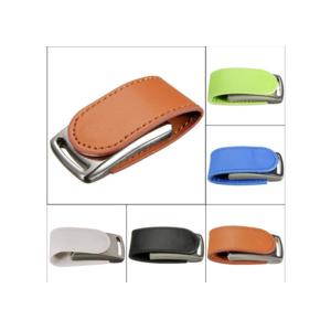 Buy cheap OEM Leather USB Flash Pen Drive 4GB 8GB 16GB 32GB Pendrives with Custom Logo from wholesalers