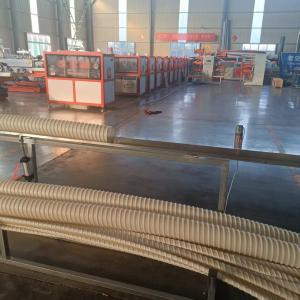 HDPE Plastic Prestressed Corrugated Pipe Extruder Prestressing Plastic Duct