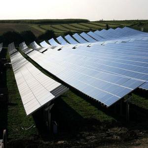 Hot Dip Galvanized Ground Solar Mounting Bracket High Power Output