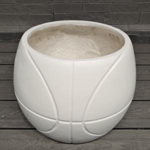 Buy cheap Classic Basketball Design Sporty Fun Themed Appearance Spherical Fiber Clay Planter from wholesalers